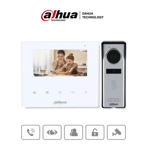 Kit de videoportero con monitor de 4,3"